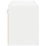 Casa si Gradina - Mobilier - Comode si corpuri - Corpuri bucatarie - Dulap suspendat de bucatarie cu raft Alb lucios 80 x 31 x 40 cm - Infinity.ro
