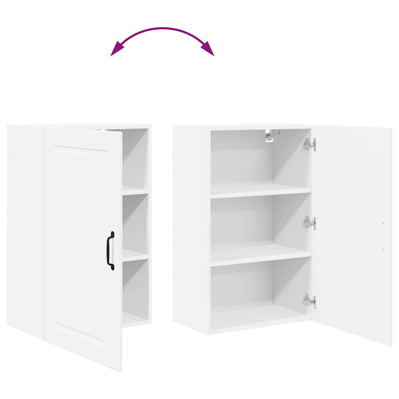 Casa si Gradina - Mobilier - Comode si corpuri - Corpuri bucatarie - Dulap suspendat de bucatarie Alb 50 x 31 x 80 cm Lemn compozit - Infinity.ro