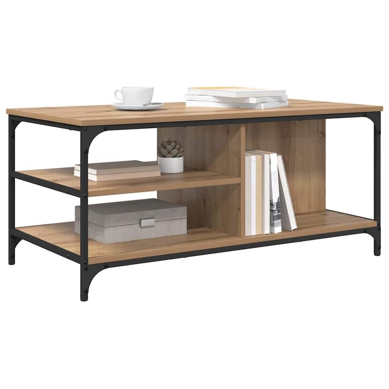 Casa si Gradina - Mobilier - Mese si birouri - Masute de cafea - Masa de cafea Stejar Artizanal 100 x 50 x 45 cm Lemn compozit - Infinity.ro