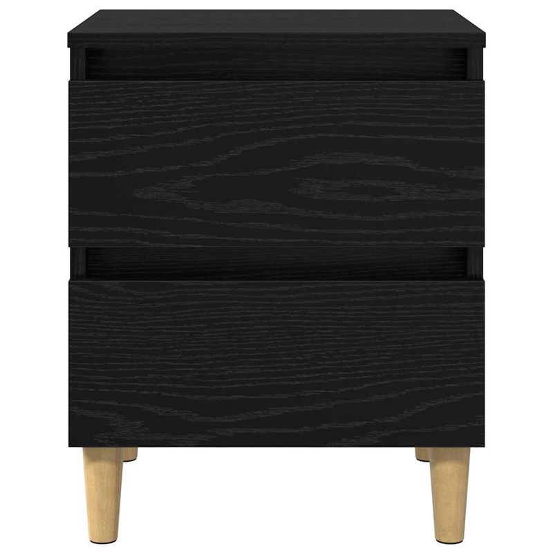 Casa si Gradina - Mobilier - Comode si corpuri - Noptiere - Dulap de pat Stejar Negru 40 x 35 x 50 cm Lemn compozit - Infinity.ro