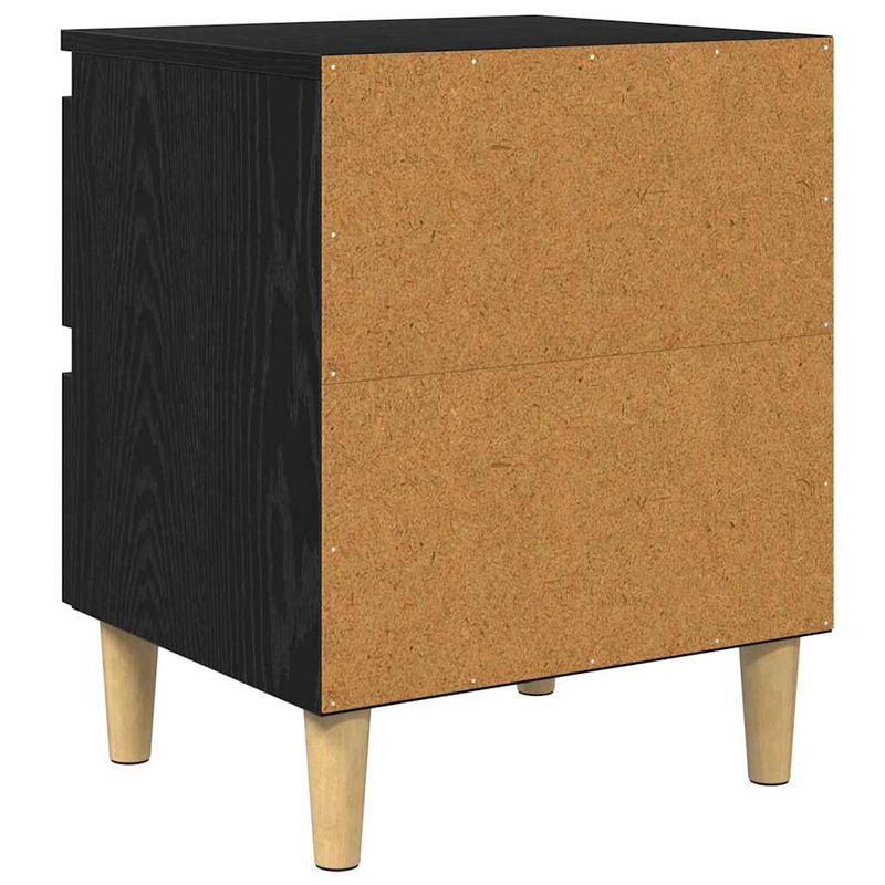 Casa si Gradina - Mobilier - Comode si corpuri - Noptiere - Dulap de pat Stejar Negru 40 x 35 x 50 cm Lemn compozit - Infinity.ro