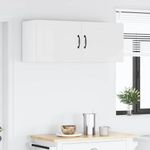 Casa si Gradina - Mobilier - Comode si corpuri - Corpuri bucatarie - Dulap suspendat de bucatarie cu raft Alb lucios 50 x 31 x 40 cm - Infinity.ro