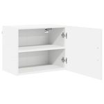Casa si Gradina - Mobilier - Comode si corpuri - Corpuri bucatarie - Dulap suspendat de bucatarie cu raft Alb lucios 50 x 31 x 40 cm - Infinity.ro
