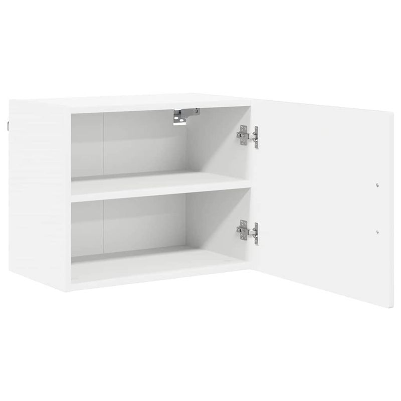 Casa si Gradina - Mobilier - Comode si corpuri - Corpuri bucatarie - Dulap suspendat de bucatarie cu raft Alb lucios 50 x 31 x 40 cm - Infinity.ro