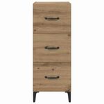 Casa si Gradina - Mobilier - Comode si corpuri - Comode - Bufet Stejar Artizanal 34,5 x 34 x 90 cm Lemn compozit - Infinity.ro