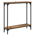 Casa si Gradina - Mobilier - Comode si corpuri - Console - Masa de consola Lemn Vechi 75 x 22,5 x 75 cm Lemn compozit - Infinity.ro