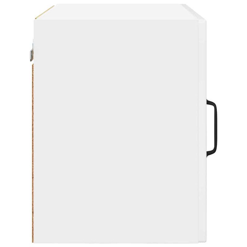 Casa si Gradina - Mobilier - Comode si corpuri - Corpuri bucatarie - Dulap suspendat de bucatarie cu raft Alb lucios 50 x 31 x 40 cm - Infinity.ro