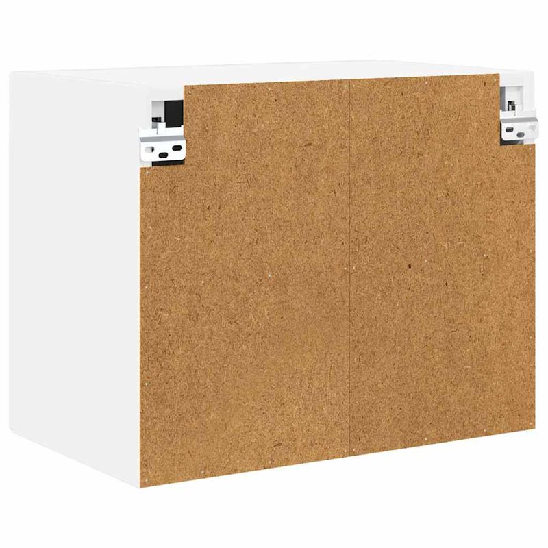 Casa si Gradina - Mobilier - Comode si corpuri - Corpuri bucatarie - Dulap suspendat de bucatarie cu raft Alb lucios 50 x 31 x 40 cm - Infinity.ro