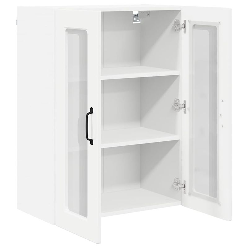 Casa si Gradina - Mobilier - Comode si corpuri - Corpuri bucatarie - Dulap suspendat de bucatarie cu raft Alb lucios 60 x 31 x 80 cm - Infinity.ro