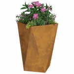 Casa si Gradina - Gradinarit si plante - Plante si ghivece - Ghivece si suporturi - Jardiniera 2 pcs Ruginit 50 x 50 x 75 cm - Infinity.ro