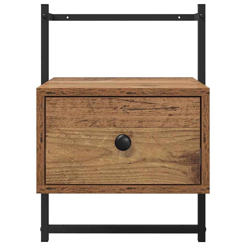 Casa si Gradina - Mobilier - Comode si corpuri - Noptiere - Noptiera 2 pcs Lemn Vechi 35 x 30 x 51 cm Lemn compozit - Infinity.ro