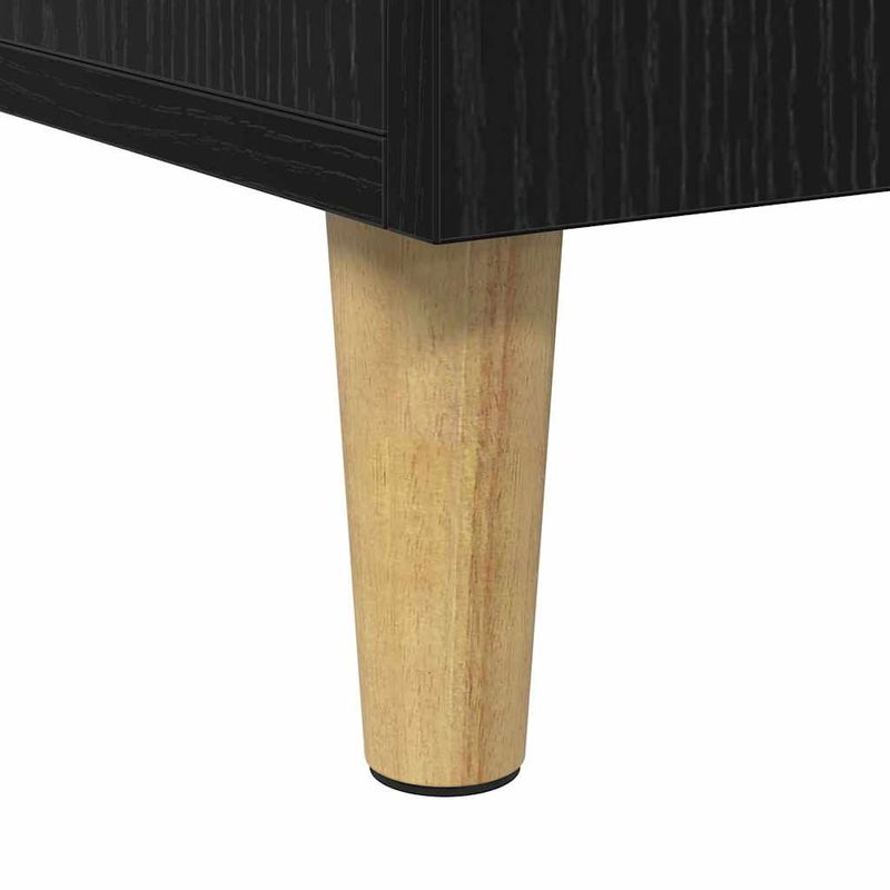 Casa si Gradina - Mobilier - Mese si birouri - Birouri - Birou cu raft Stejar Negru 140 x 50 x 75 cm Lemn compozit - Infinity.ro