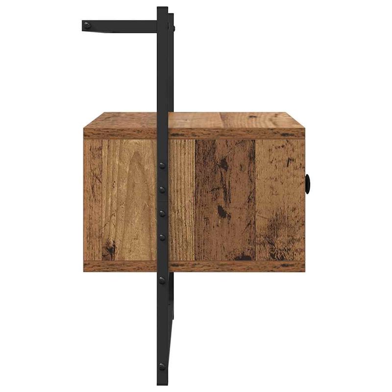 Casa si Gradina - Mobilier - Comode si corpuri - Noptiere - Noptiera 2 pcs Lemn Vechi 35 x 30 x 51 cm Lemn compozit - Infinity.ro