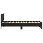 Casa si Gradina - Mobilier - Paturi si accesorii - Paturi - Cadru de pat Stejar Negru 75 x 190 cm Lemn compozit - Infinity.ro