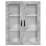 Casa si Gradina - Mobilier - Comode si corpuri - Corpuri bucatarie - Dulap suspendat de bucatarie Gri din beton 80 x 31 x 100 cm - Infinity.ro