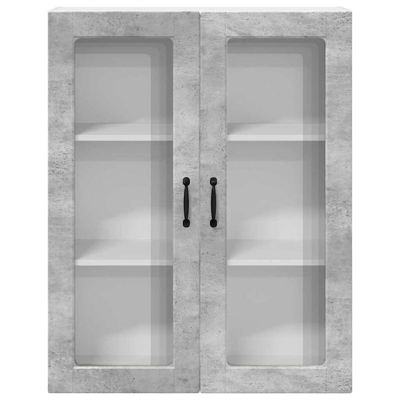 Casa si Gradina - Mobilier - Comode si corpuri - Corpuri bucatarie - Dulap suspendat de bucatarie Gri din beton 80 x 31 x 100 cm - Infinity.ro