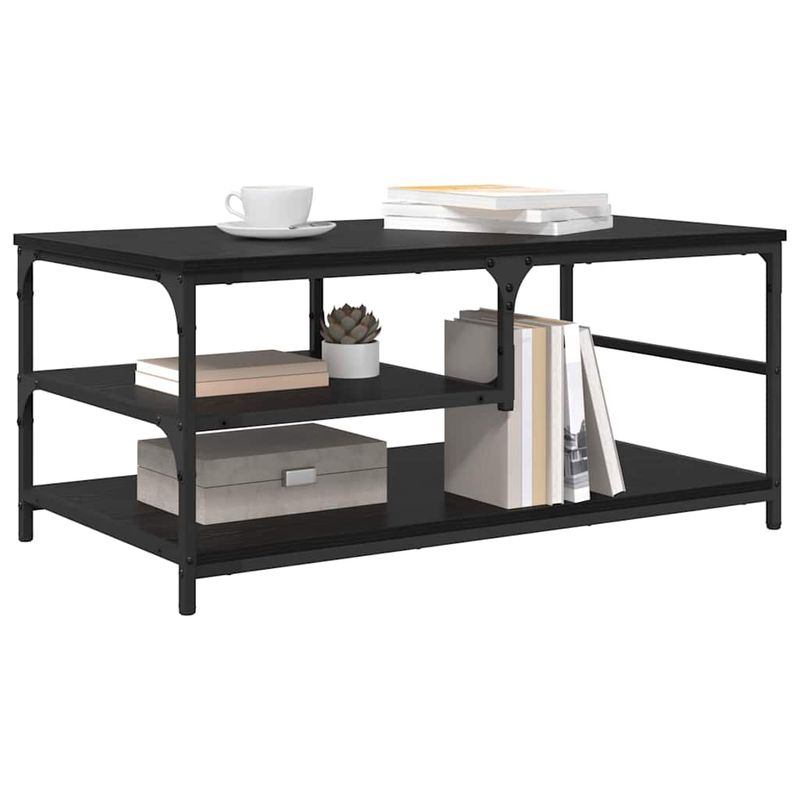 Casa si Gradina - Mobilier - Mese si birouri - Masute de cafea - Masa de cafea Stejar Negru 90 x 49 x 40 cm Lemn compozit - Infinity.ro