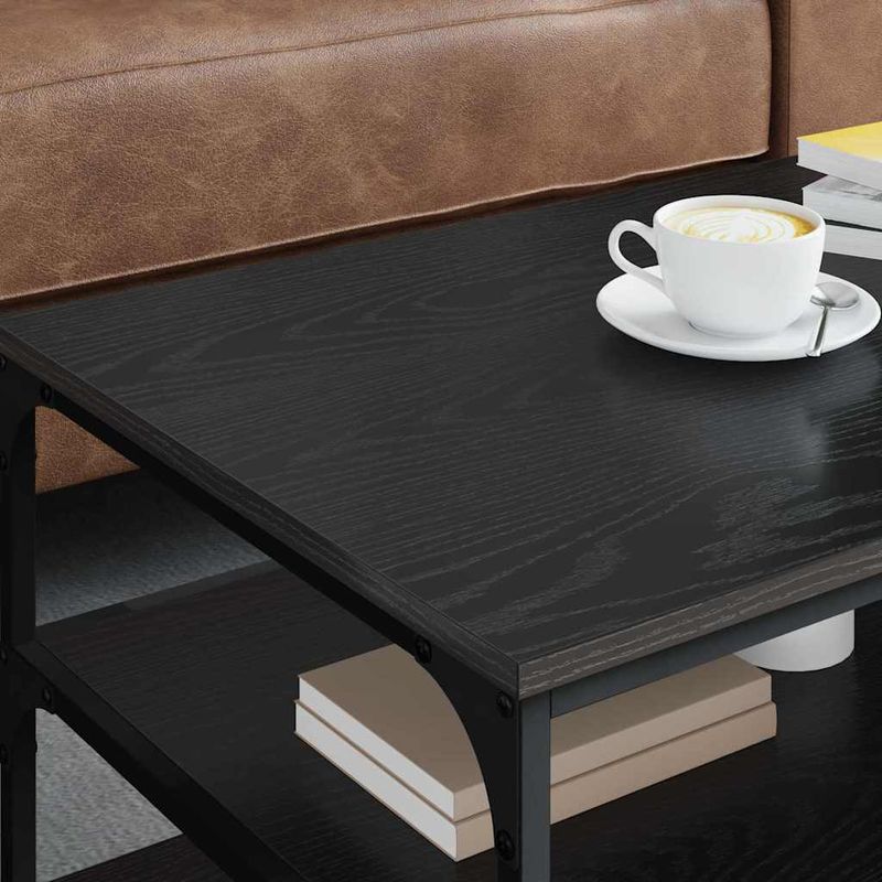 Casa si Gradina - Mobilier - Mese si birouri - Masute de cafea - Masa de cafea Stejar Negru 90 x 49 x 40 cm Lemn compozit - Infinity.ro