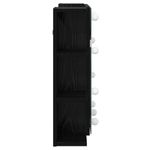 Casa si Gradina - Mobilier - Mobilier baie - Corpuri baie - Dulap cu oglinda Stejar Negru 70 x 16,5 x 60 cm Lemn compozit - Infinity.ro