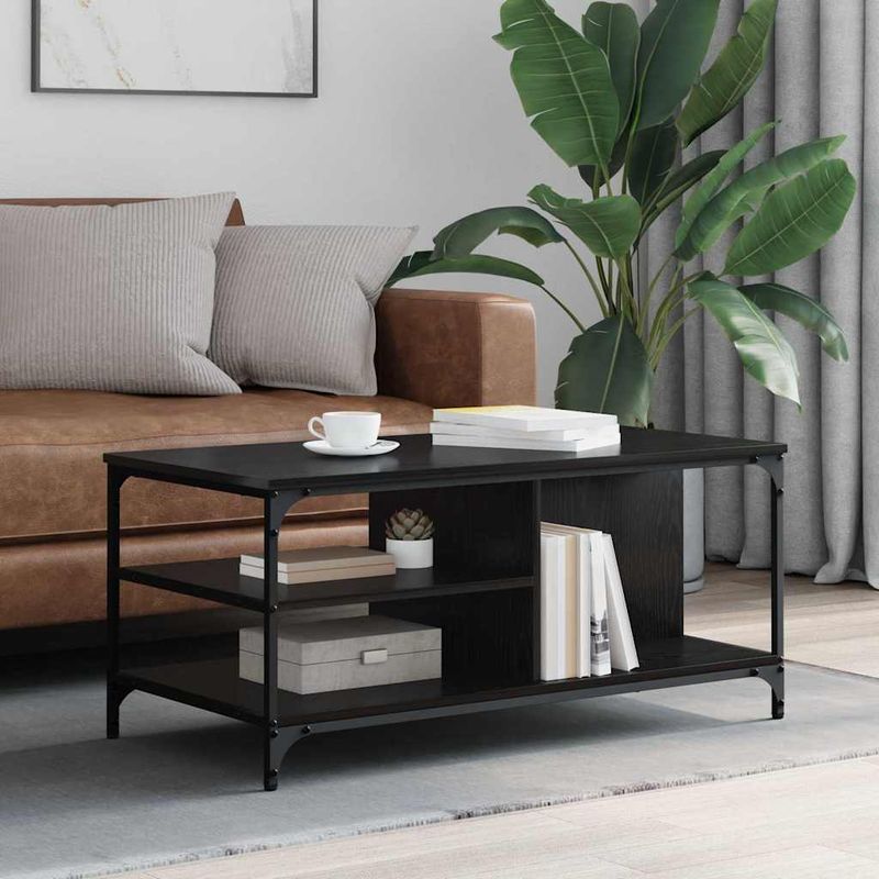 Casa si Gradina - Mobilier - Mese si birouri - Masute de cafea - Masa de cafea Stejar Negru 100 x 50 x 45 cm Lemn compozit - Infinity.ro