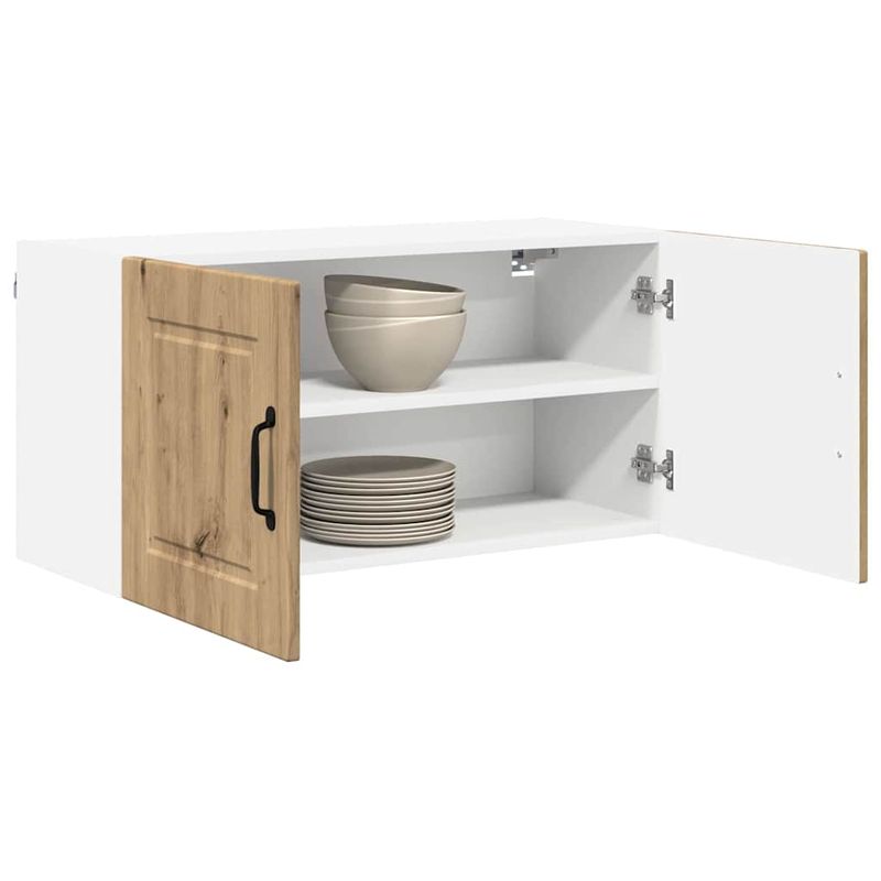 Casa si Gradina - Mobilier - Comode si corpuri - Corpuri bucatarie - Dulap suspendat de bucatarie Stejar Artizanal 80 x 31 x 40 cm - Infinity.ro