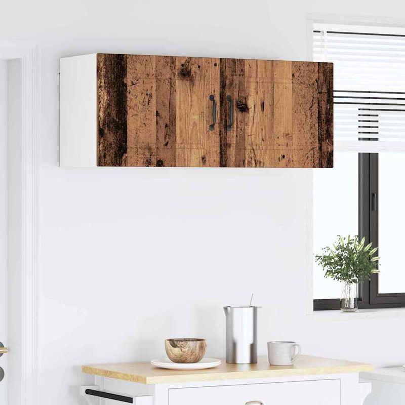 Casa si Gradina - Mobilier - Comode si corpuri - Corpuri bucatarie - Dulap suspendat de bucatarie 2 pcs Lemn Vechi 50 x 31 x 40 cm - Infinity.ro