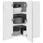 Casa si Gradina - Mobilier - Comode si corpuri - Corpuri bucatarie - Dulap suspendat de bucatarie Gri din beton 57 x 57 x 80 cm - Infinity.ro
