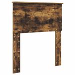 Casa si Gradina - Mobilier - Paturi si accesorii - Accesorii paturi - Tablie de pat cu aripioare, negru, 163x16x118/128 cm, textil - Infinity.ro