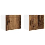 Casa si Gradina - Mobilier - Comode si corpuri - Corpuri bucatarie - Dulap suspendat de bucatarie 2 pcs Lemn Vechi 50 x 31 x 40 cm - Infinity.ro