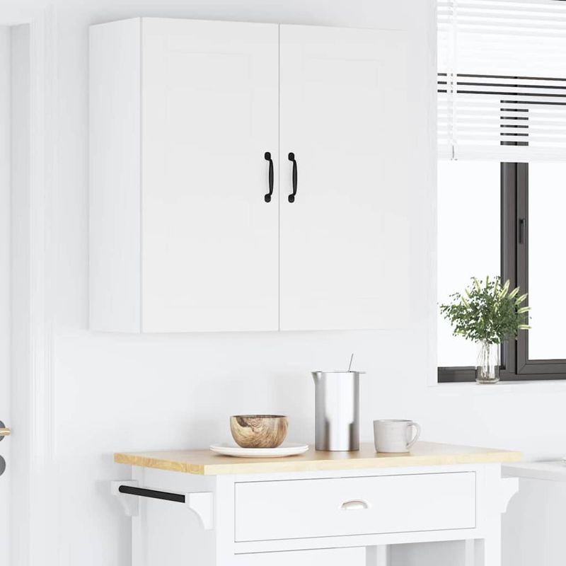 Casa si Gradina - Mobilier - Comode si corpuri - Corpuri bucatarie - Dulap suspendat de bucatarie Alb 80 x 31 x 80 cm Lemn compozit - Infinity.ro