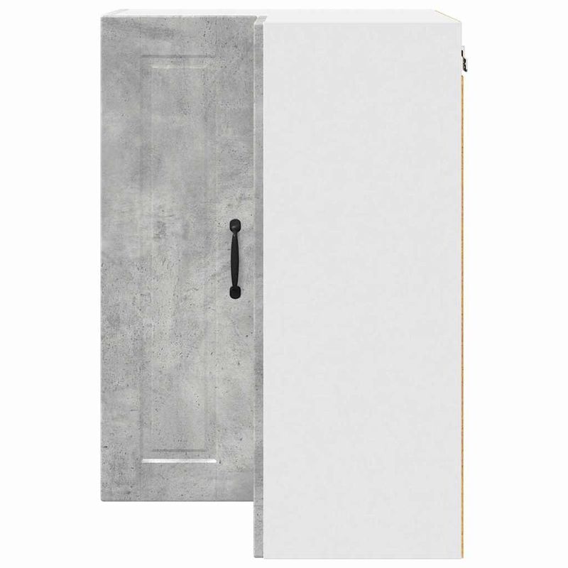 Casa si Gradina - Mobilier - Comode si corpuri - Corpuri bucatarie - Dulap suspendat de bucatarie Gri din beton 57 x 57 x 80 cm - Infinity.ro