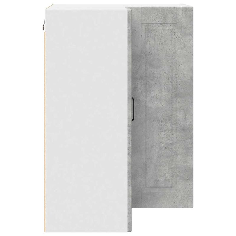 Casa si Gradina - Mobilier - Comode si corpuri - Corpuri bucatarie - Dulap suspendat de bucatarie Gri din beton 57 x 57 x 80 cm - Infinity.ro