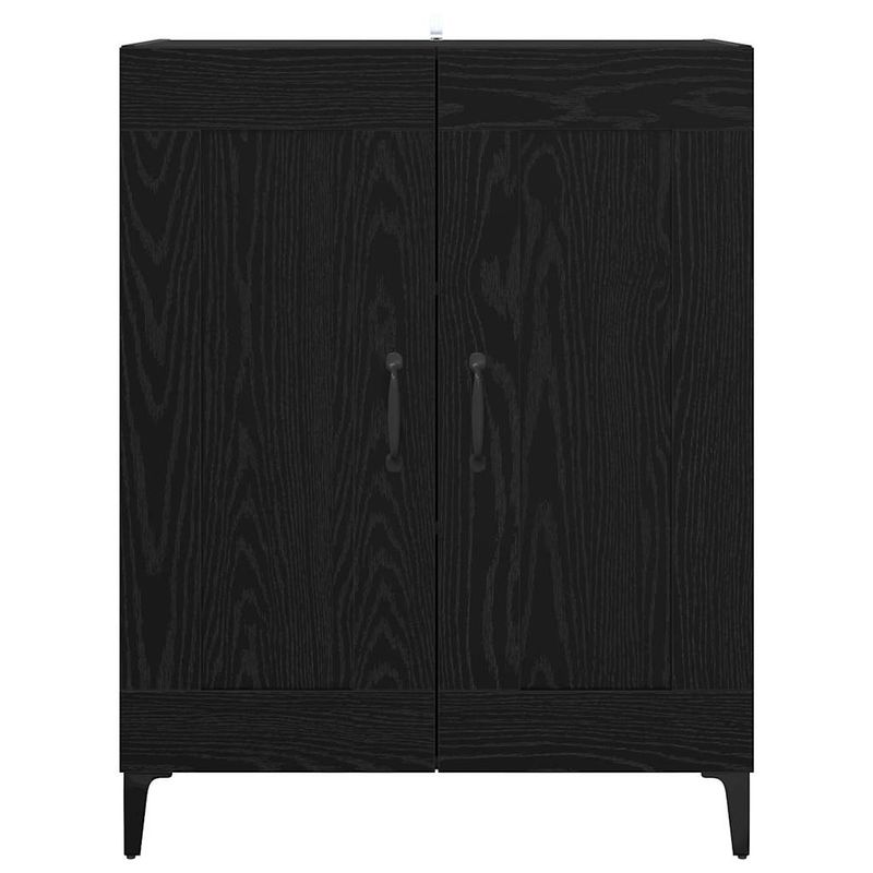 Casa si Gradina - Mobilier - Comode si corpuri - Comode - Bufet Stejar Negru 69,5 x 34 x 90 cm Lemn compozit - Infinity.ro