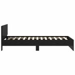 Casa si Gradina - Mobilier - Paturi si accesorii - Paturi - Cadru de pat Stejar Negru 100 x 200 cm Lemn compozit - Infinity.ro