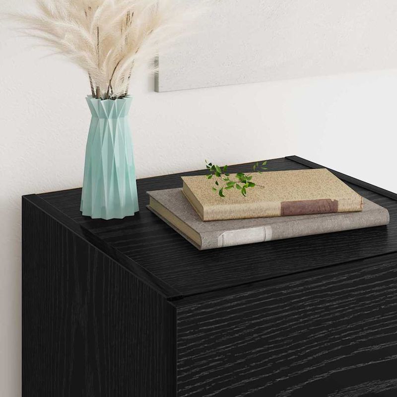 Casa si Gradina - Mobilier - Comode si corpuri - Comode - Bufet cu sertar Stejar Negru 34,5 x 34 x 90 cm Lemn compozit - Infinity.ro