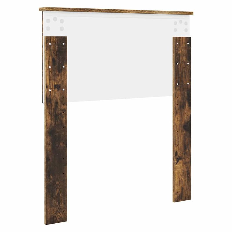 Casa si Gradina - Mobilier - Paturi si accesorii - Accesorii paturi - Tablie de pat cu aripioare, negru, 163x16x118/128 cm, textil - Infinity.ro