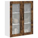 Casa si Gradina - Mobilier - Comode si corpuri - Corpuri bucatarie - Dulap suspendat de bucatarie Stejar fumuriu 80 x 31 x 100 cm - Infinity.ro