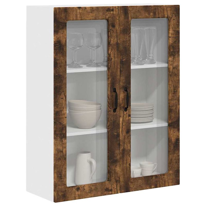 Casa si Gradina - Mobilier - Comode si corpuri - Corpuri bucatarie - Dulap suspendat de bucatarie Stejar fumuriu 80 x 31 x 100 cm - Infinity.ro