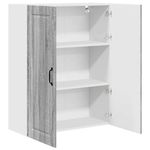 Casa si Gradina - Mobilier - Comode si corpuri - Corpuri bucatarie - Dulap suspendat de bucatarie cu usa Gri Sonoma 80 x 31 x 100 cm - Infinity.ro