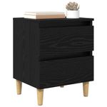Casa si Gradina - Mobilier - Comode si corpuri - Noptiere - Dulapuri de pat cu sertar 2 pcs Stejar Negru 40 x 35 x 50 cm - Infinity.ro