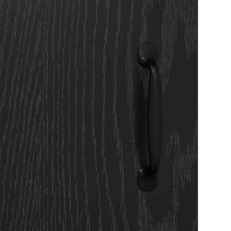 Casa si Gradina - Mobilier - Comode si corpuri - Comode - Bufet Stejar Negru 69,5 x 34 x 90 cm Lemn compozit - Infinity.ro