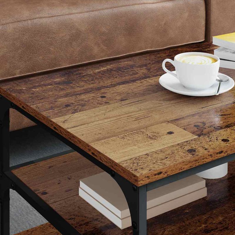 Casa si Gradina - Mobilier - Mese si birouri - Masute de cafea - Masa de cafea Lemn Vechi 90 x 49 x 40 cm Lemn compozit - Infinity.ro