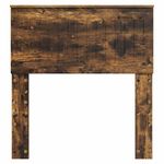 Casa si Gradina - Mobilier - Paturi si accesorii - Accesorii paturi - Tablie de pat cu aripioare, negru, 183x16x118/128 cm, catifea - Infinity.ro