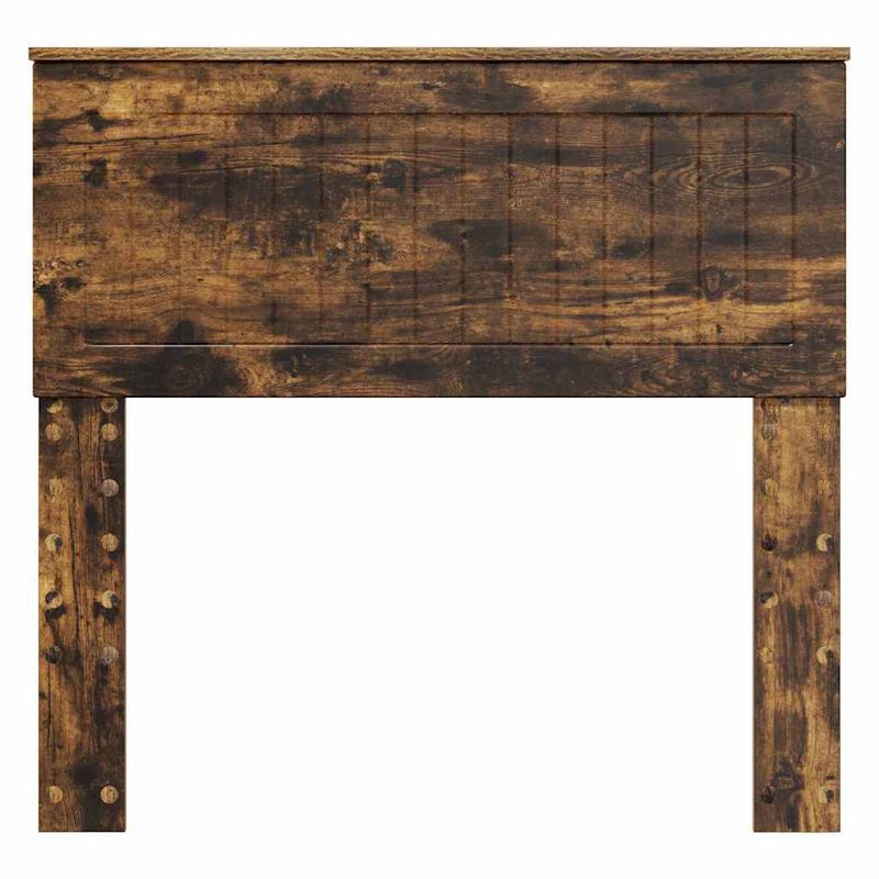 Casa si Gradina - Mobilier - Paturi si accesorii - Accesorii paturi - Tablie de pat cu aripioare, negru, 183x23x118/128 cm, textil - Infinity.ro