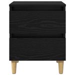 Casa si Gradina - Mobilier - Comode si corpuri - Noptiere - Dulapuri de pat cu sertar 2 pcs Stejar Negru 40 x 35 x 50 cm - Infinity.ro