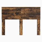 Casa si Gradina - Mobilier - Paturi si accesorii - Accesorii paturi - Tablie de pat cu aripioare, crem, 103x16x118/128 cm, textil - Infinity.ro