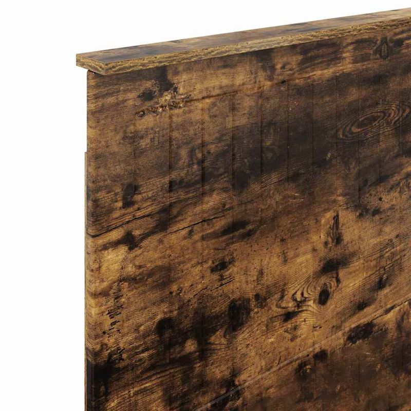 Casa si Gradina - Mobilier - Paturi si accesorii - Accesorii paturi - Tablie de pat cu aripioare, negru, 183x23x118/128 cm, textil - Infinity.ro