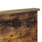 Casa si Gradina - Mobilier - Paturi si accesorii - Accesorii paturi - Tablie de pat cu aripioare, crem, 103x16x118/128 cm, textil - Infinity.ro