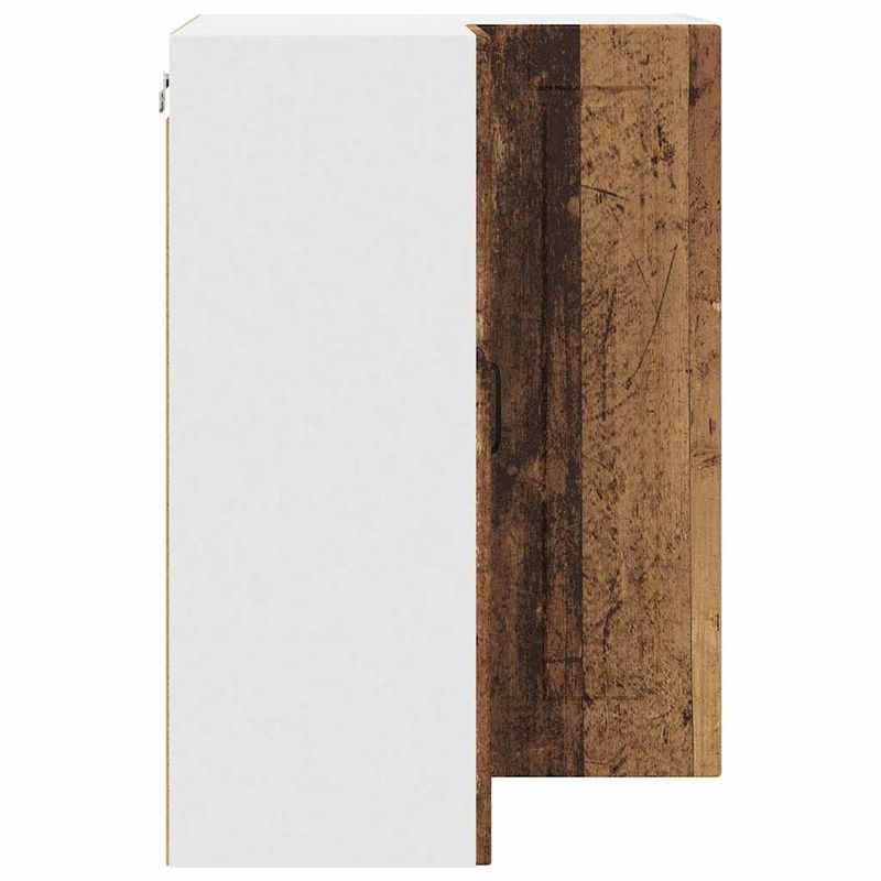 Casa si Gradina - Mobilier - Comode si corpuri - Corpuri bucatarie - Dulap suspendat de bucatarie cu raft Lemn Vechi 57 x 57 x 80 cm - Infinity.ro