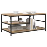 Casa si Gradina - Mobilier - Mese si birouri - Masute de cafea - Masa de cafea Stejar Artizanal 90 x 49 x 40 cm Lemn compozit - Infinity.ro